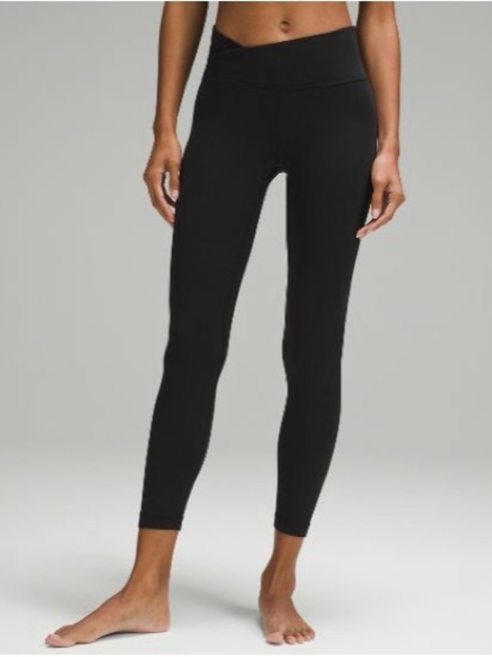 lululemon align asymmetrical leggings size 10, 25”